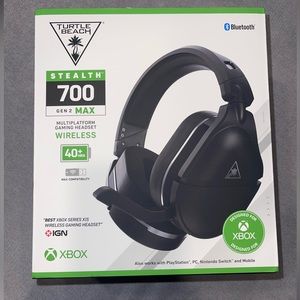 NWT TURTLE BEACH STEALTH 700 GEN 2 MAX MULTIPLATFORM GAMING HEADSET WIRELESS